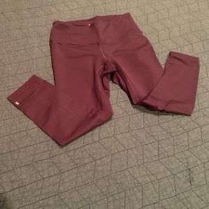 Nobull capri leggings in purple, size small